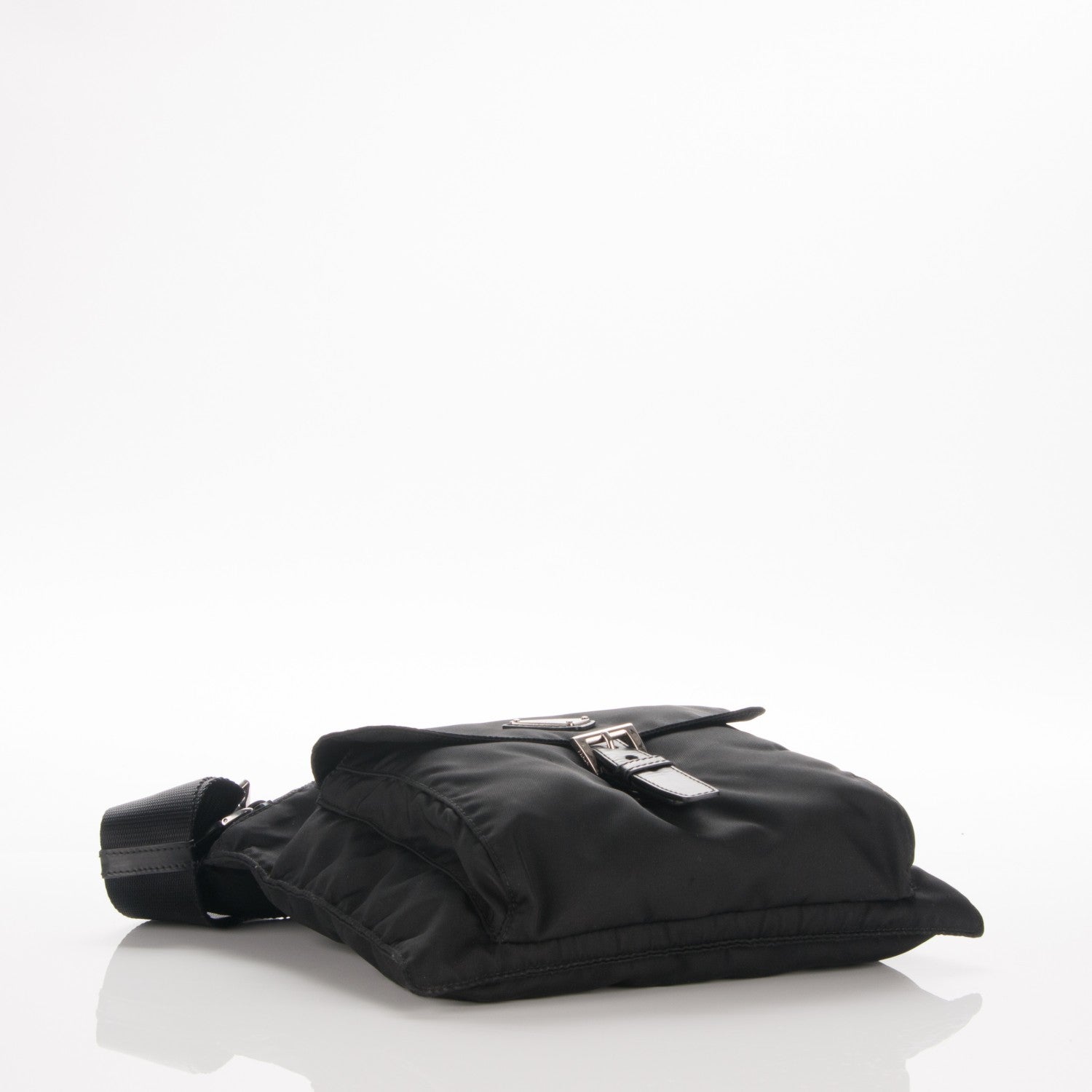 Prada Nylon Vela Messenger Black 4 of 8