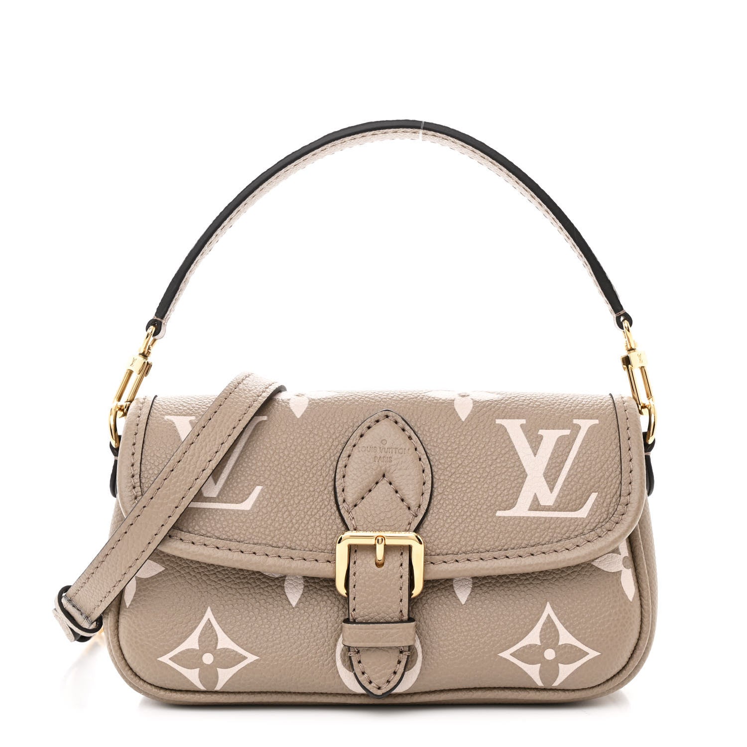 Louis Vuitton Empreinte Monogram Nano Diane Tourterelle Beige Cream 1 of 10