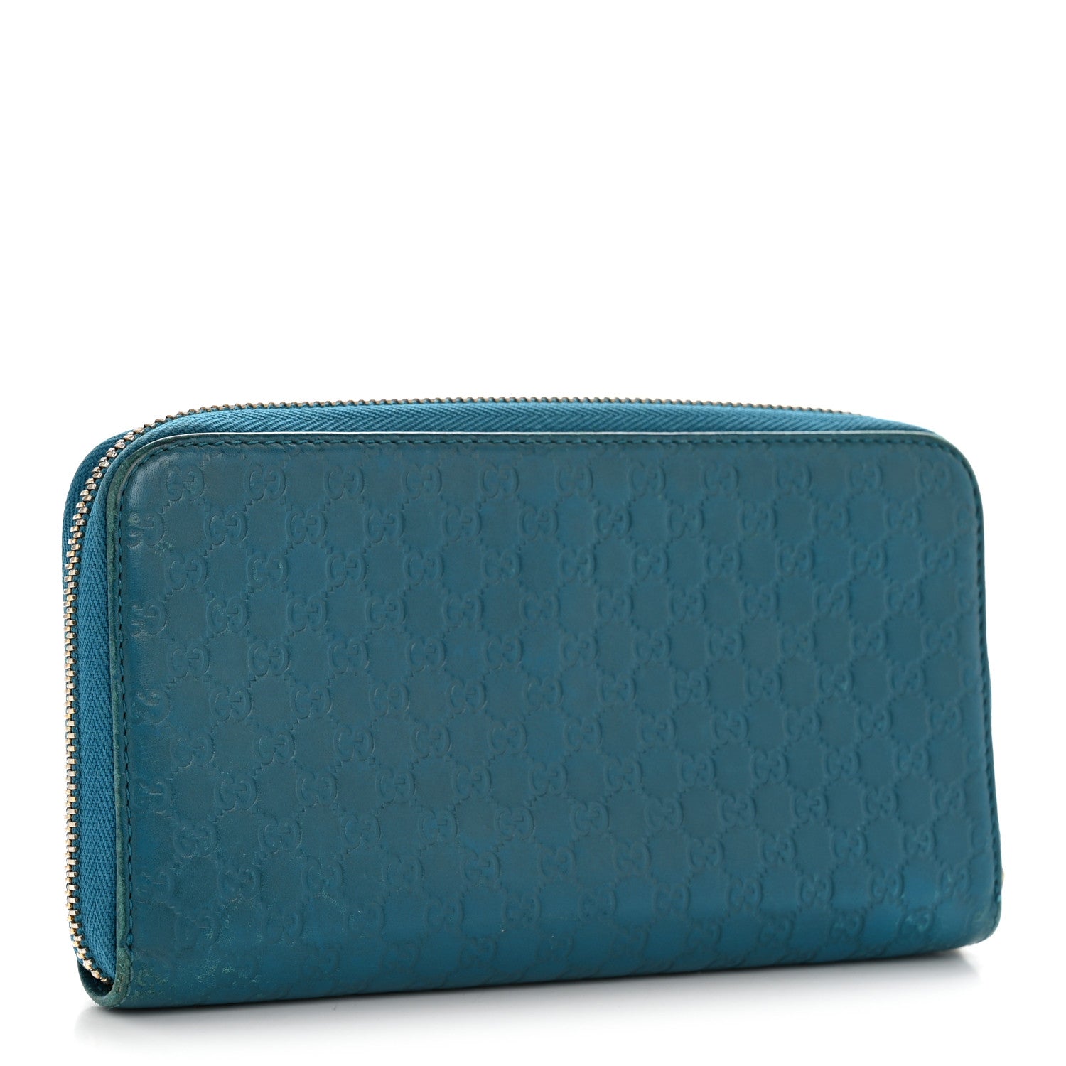 Gucci Microguccissima Zip Around Wallet Deep Cobalt 3 of 11