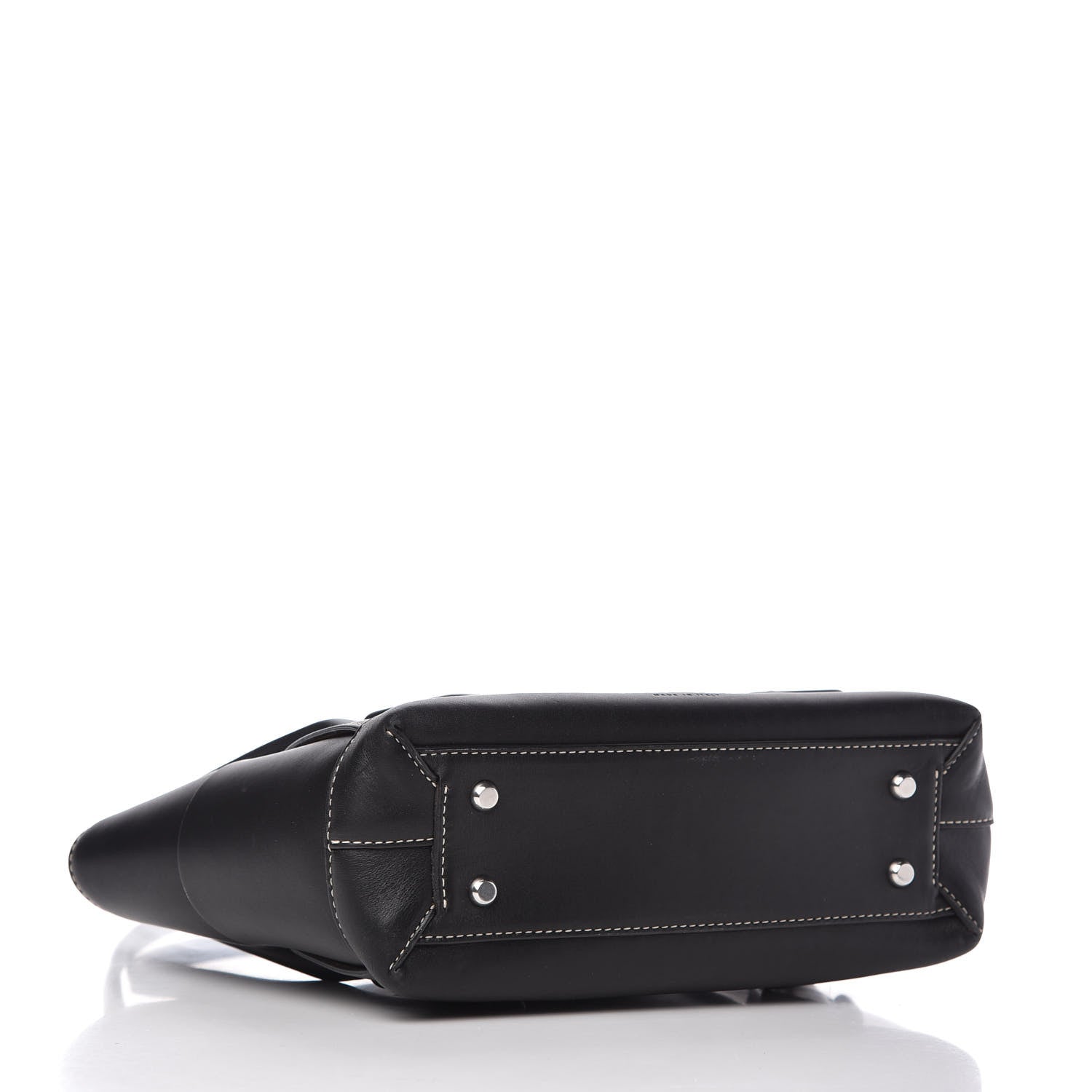 Bottega Veneta French Calfskin Maxi Intrecciato Small Arco Black 4 of 10