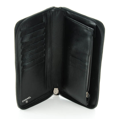 Chanel Patent Camellia Wallet Black 6 of 10
