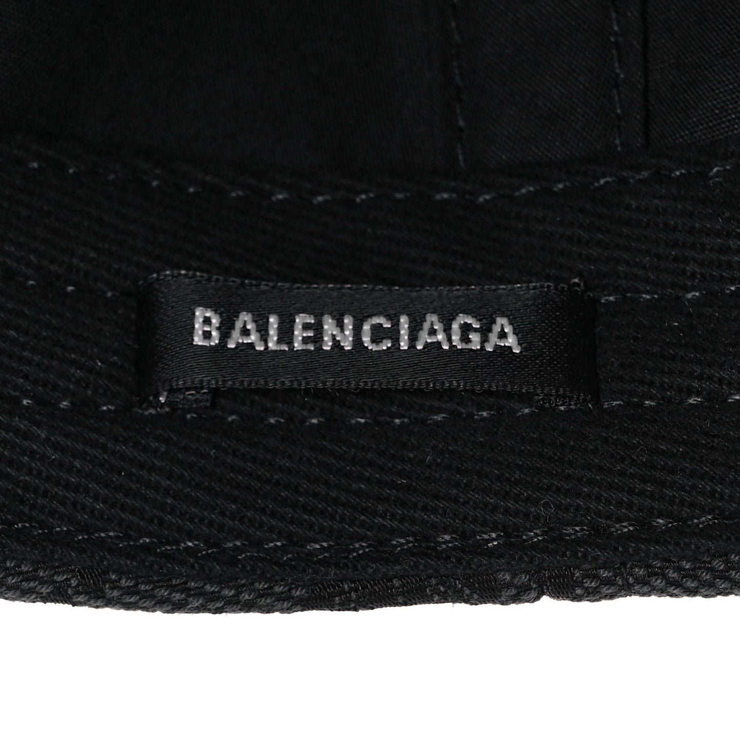 X BALENCIAGA BB Monogram Baseball Hat S Black
