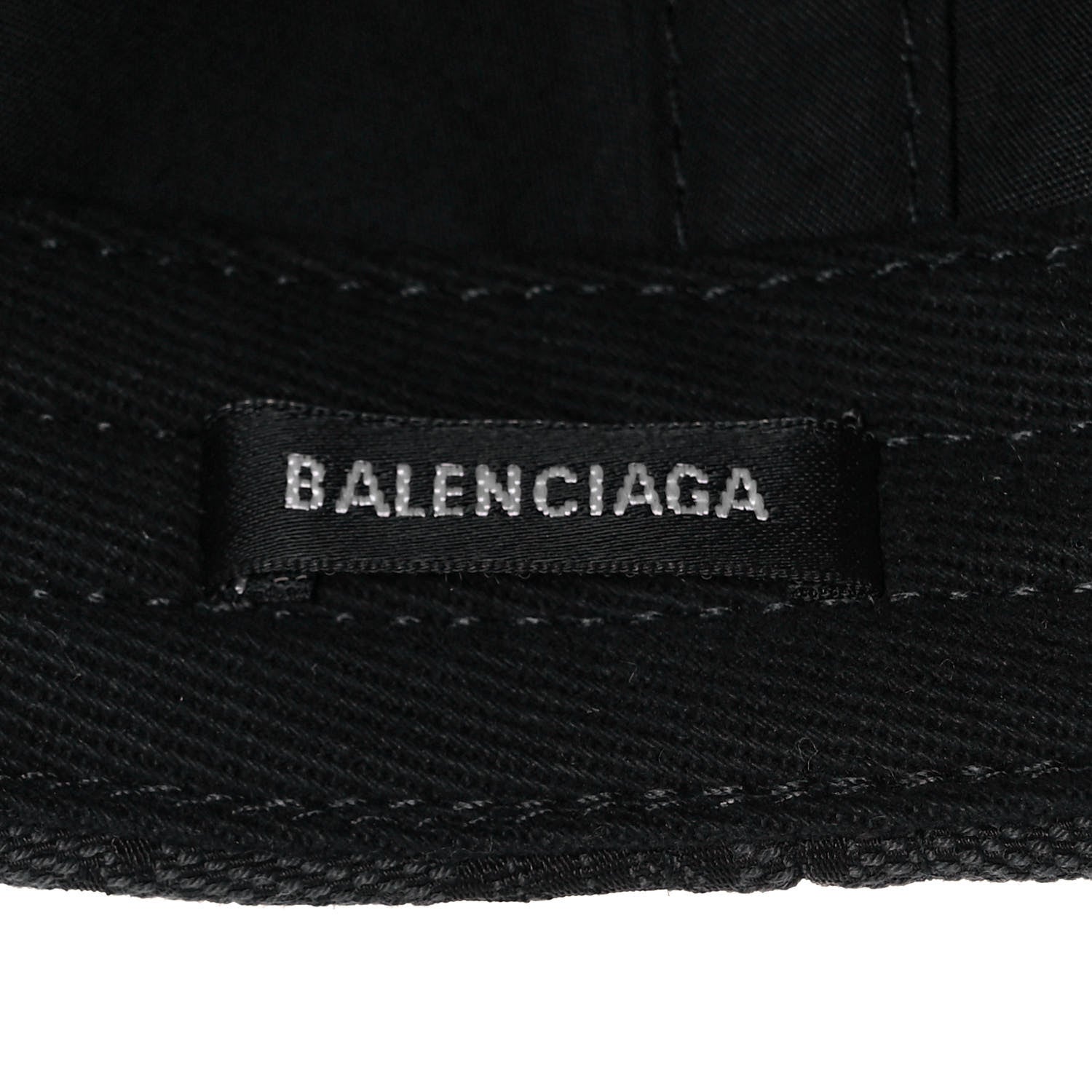 Gucci X BALENCIAGA BB Monogram Baseball Hat S Black 7 of 8