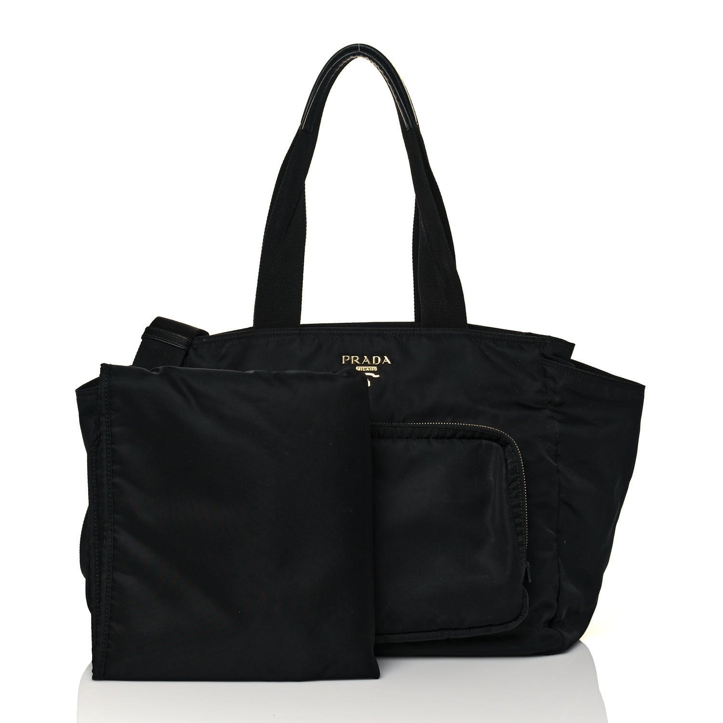 Nylon Vela Baby Bag Black