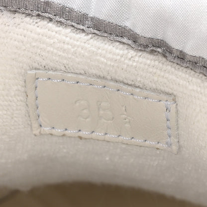 Gucci GG Monogram Web Screener Sneakers 35.5 White Grey Pink 8 of 9