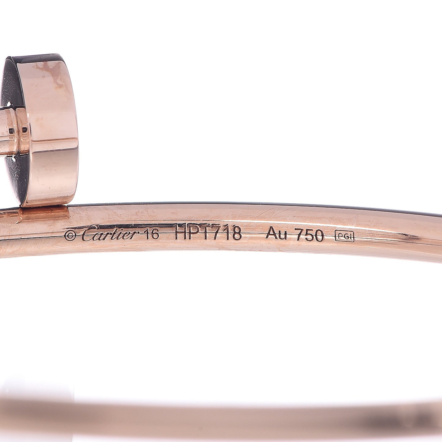 18K Pink Gold Small Juste Un Clou Bracelet 16