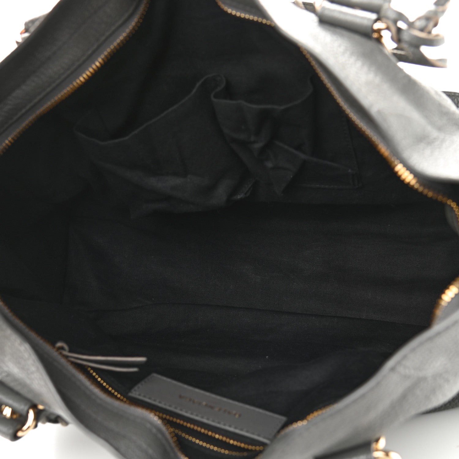 Balenciaga Chevre Gold Metallic Edge Hardware City Gris Acier 5 of 9