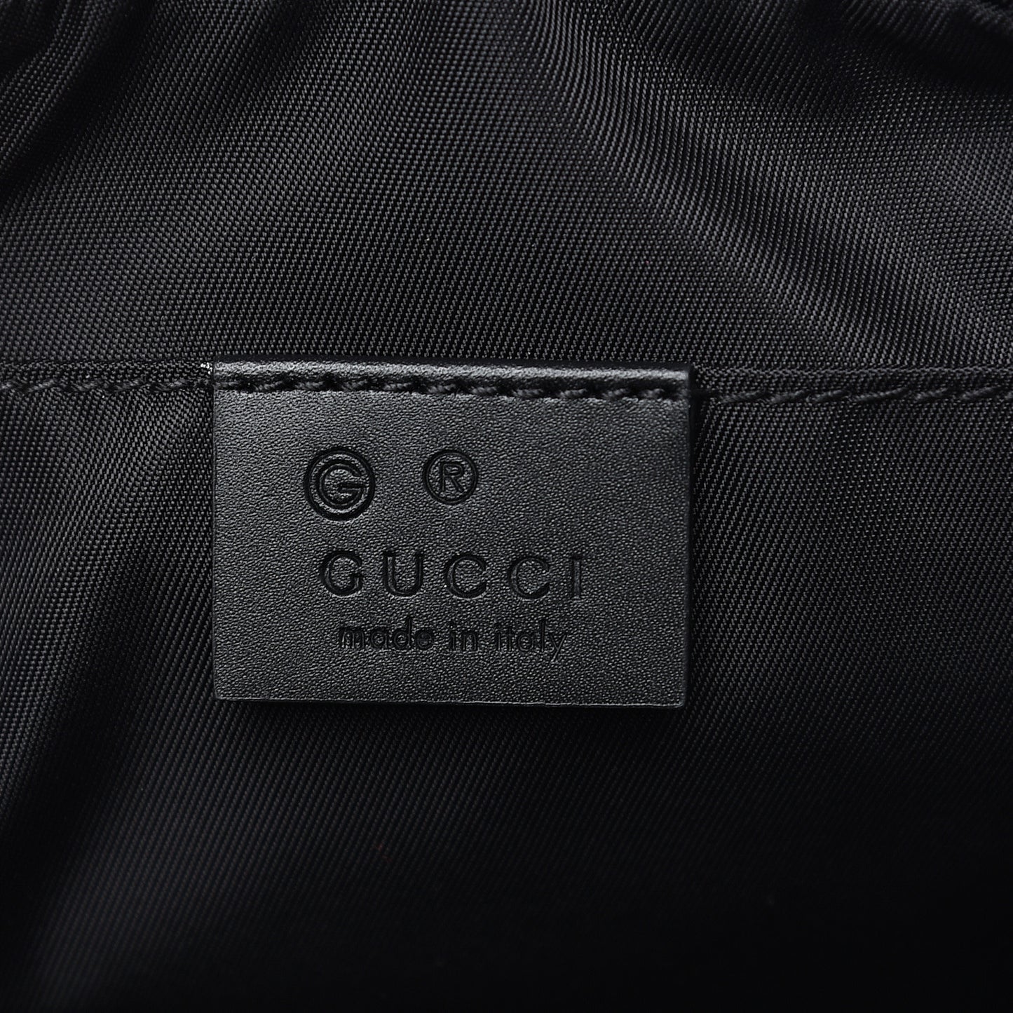 Canvas Web Slim Belt Bag Black