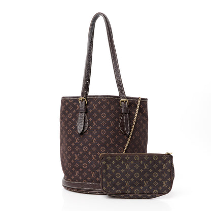 Louis Vuitton Mini Lin Monogram Bucket Bag Ebene 3 of 13