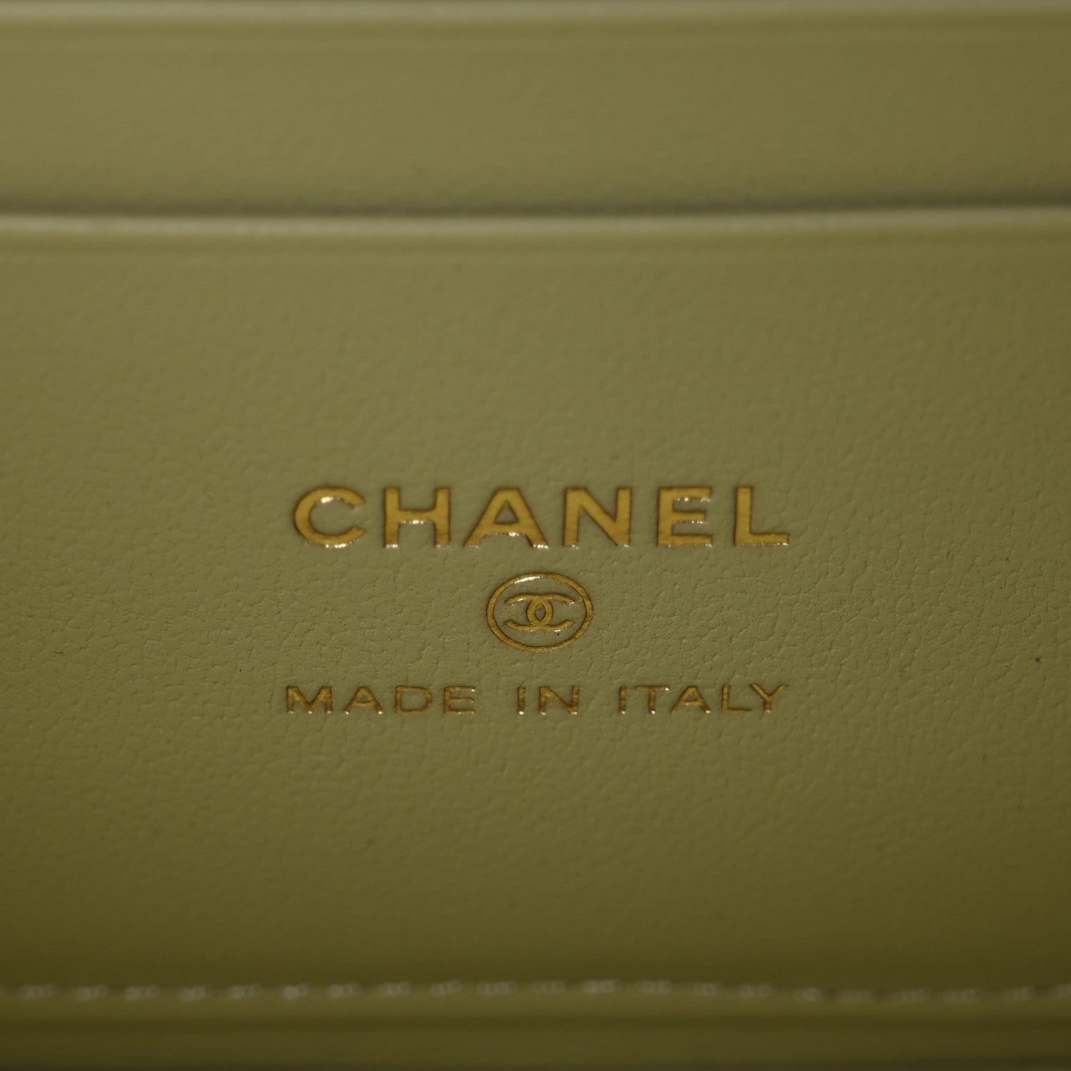 Chanel Lambskin Quilted Small Top Handle Vanity Case With Chain Light Green 6 of 10