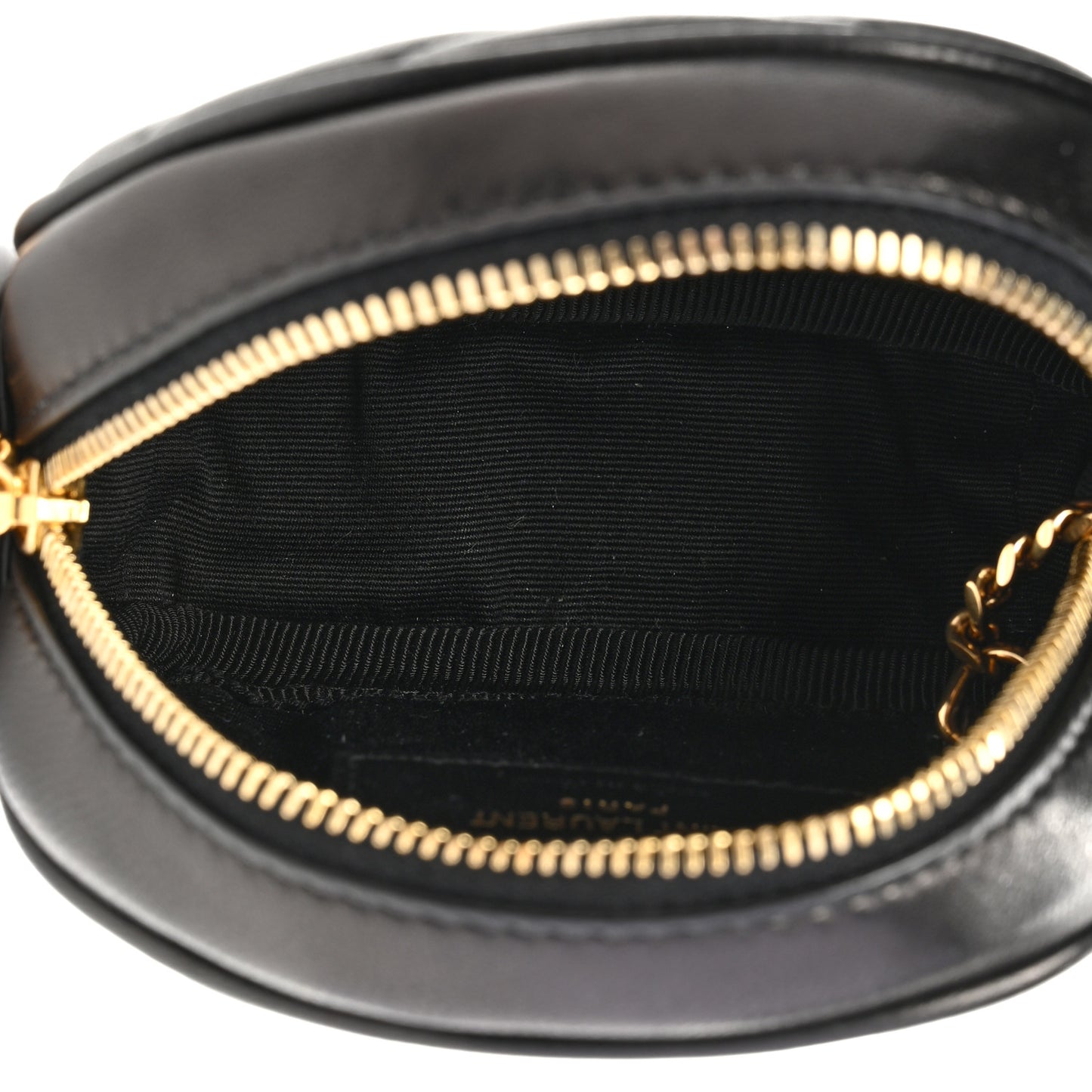 Lambskin Quilted Lolita Cosmetic Pouch Black