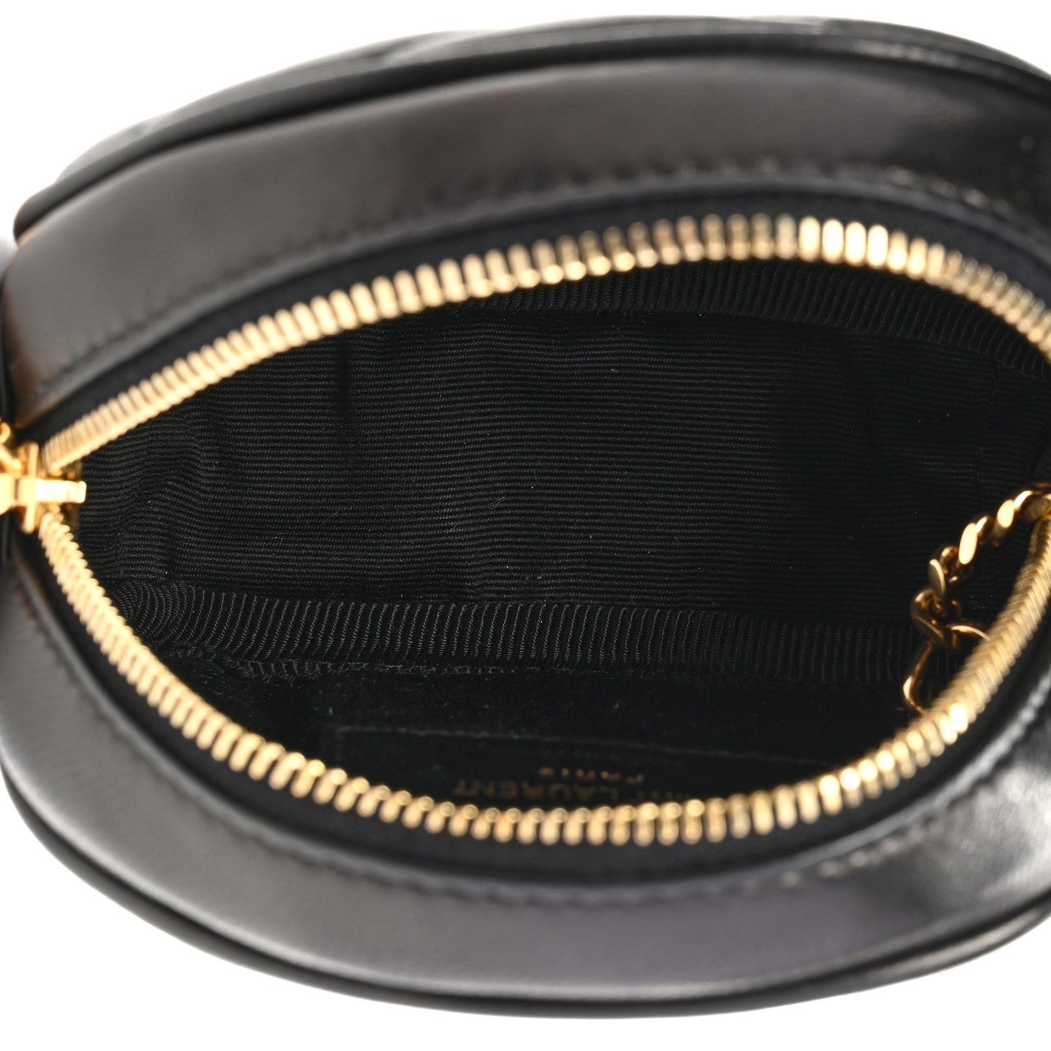 Saint Laurent Lambskin Quilted Lolita Cosmetic Pouch Black 5 of 7
