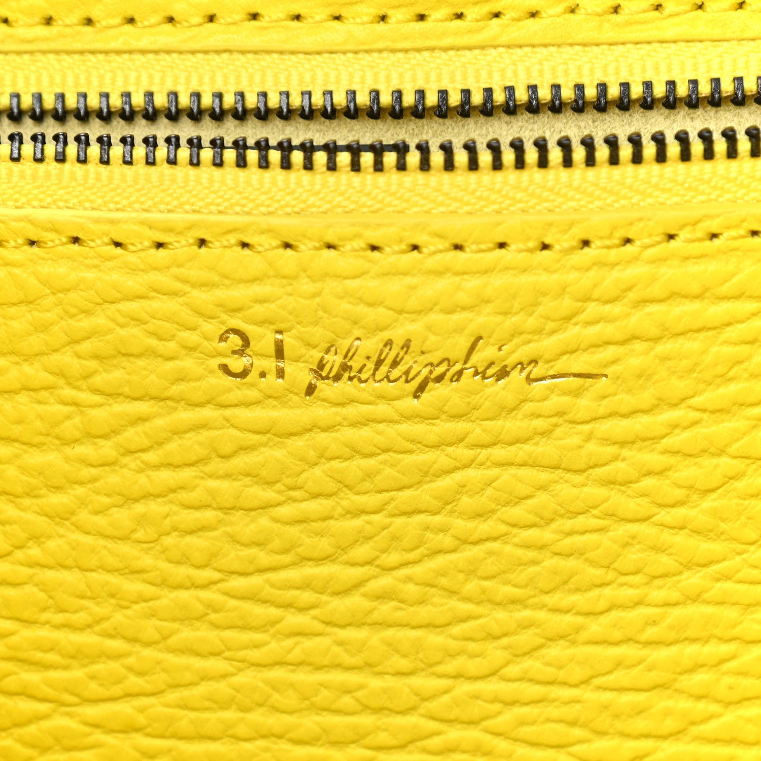 3.1 Phillip Lim Textured Calfskin Medium Pashli Satchel Electric yellow 5 of 16