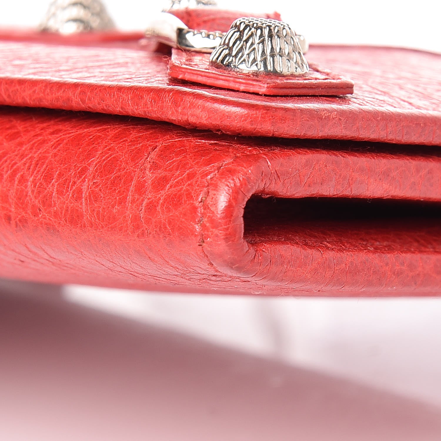 Balenciaga Agneau Giant 12 Silver Hardware Money Wallet Rouge Coquelicot 9 of 9