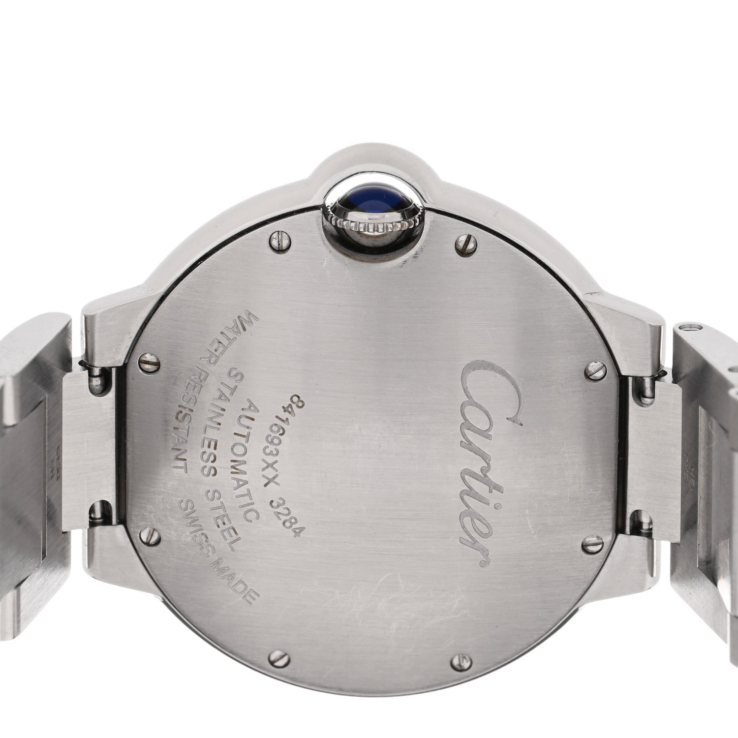 Cartier Stainless Steel 36mm Ballon Bleu De Cartier Automatic Watch 4 of 5