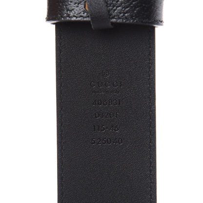 Gucci Textured Calfskin Double G 40mm Belt 115 46 Black 6 of 6