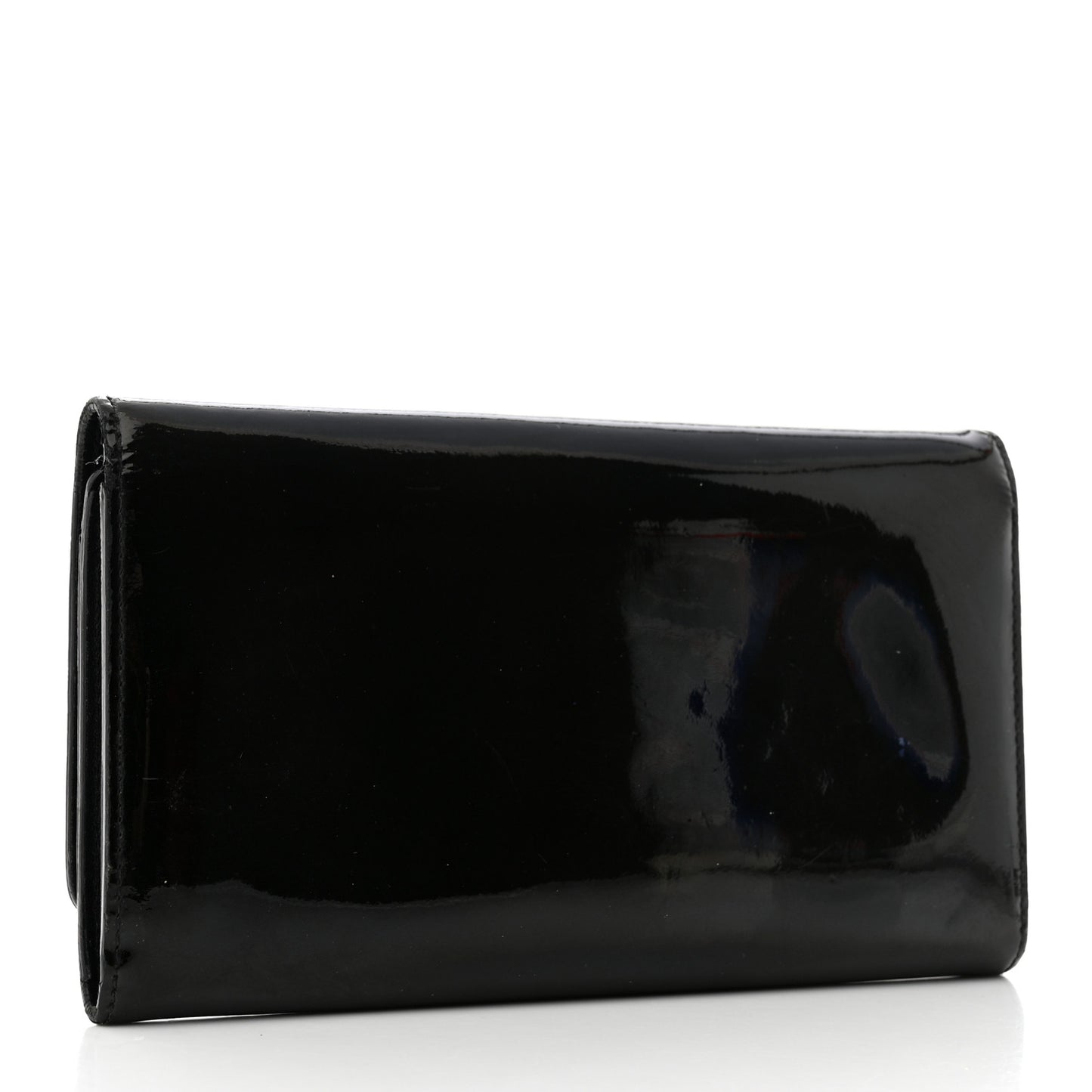 Patent Louise Wallet Black