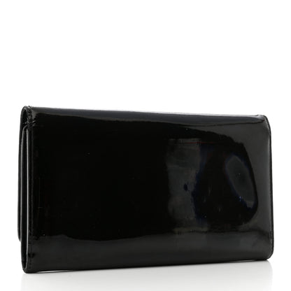 Louis Vuitton Patent Louise Wallet Black 3 of 7