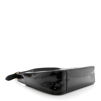 Saint Laurent Patent Le 5 A 7 Hobo Black 4 of 12