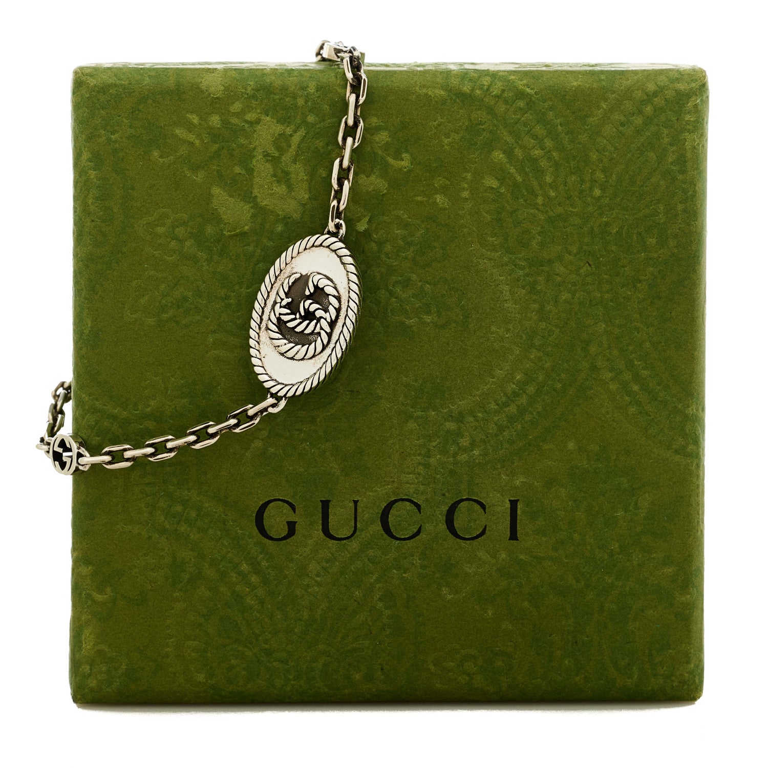 Gucci Sterling Silver Torchon Double G Bracelet 4 of 4