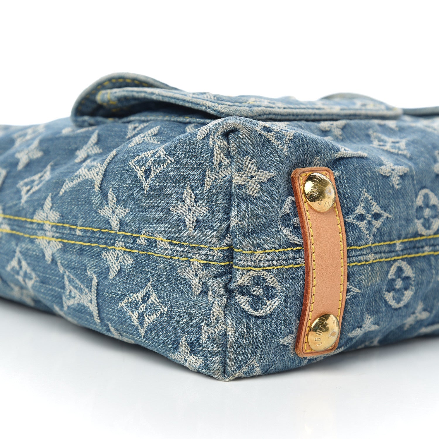 Louis Vuitton Denim Baggy GM Blue 8 of 9