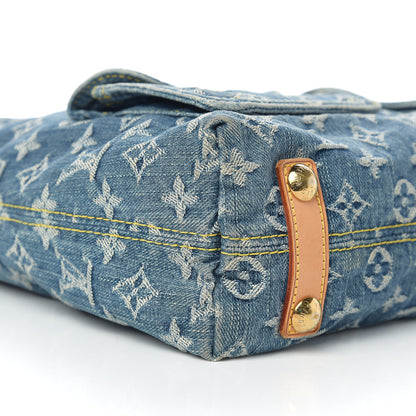 Louis Vuitton Denim Baggy GM Blue 8 of 9