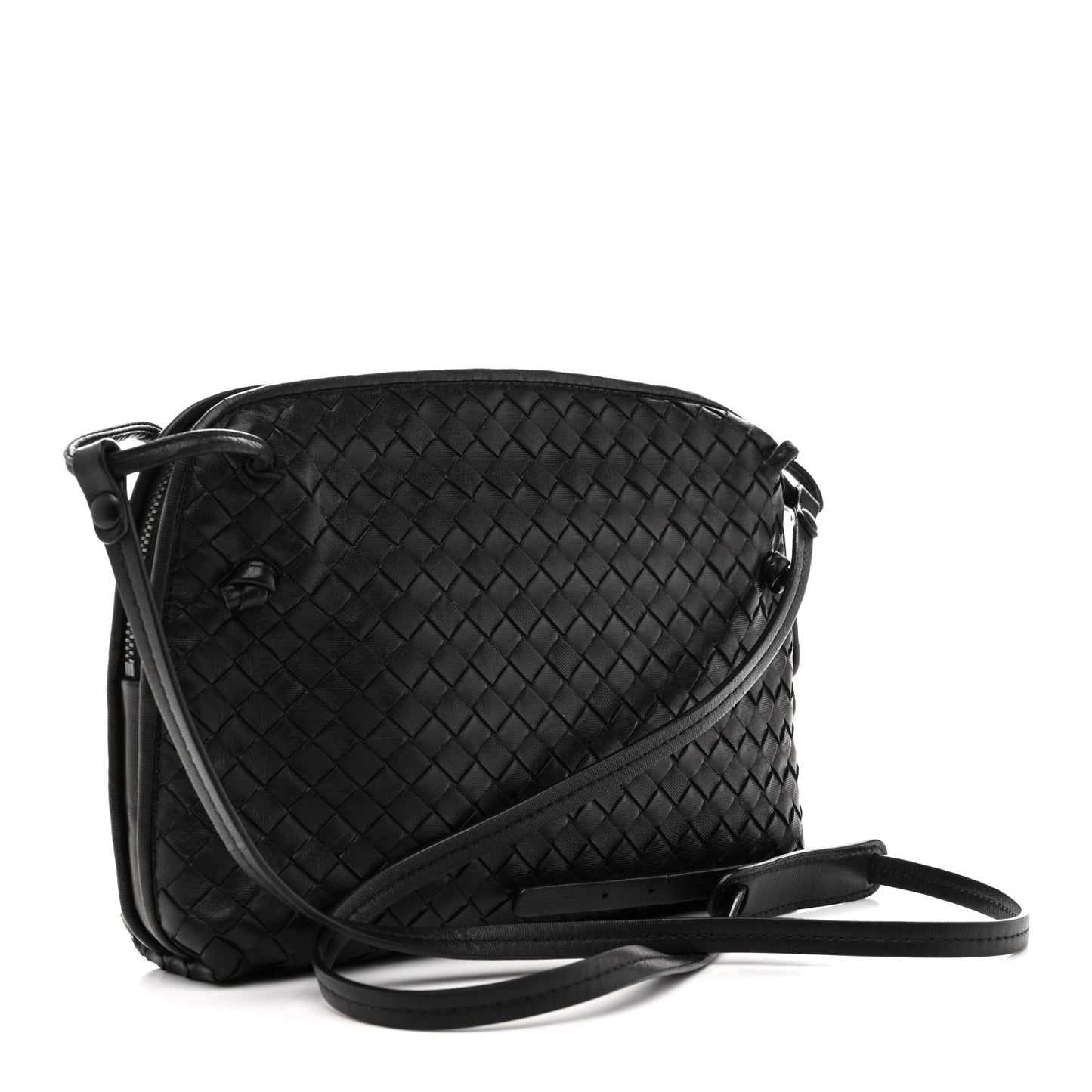 Nappa Intrecciato Nodini Bag Black