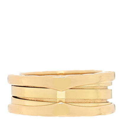 Bulgari 18K Yellow Gold B.Zero1 Three-Band Ring 53 6.5 1 of 4