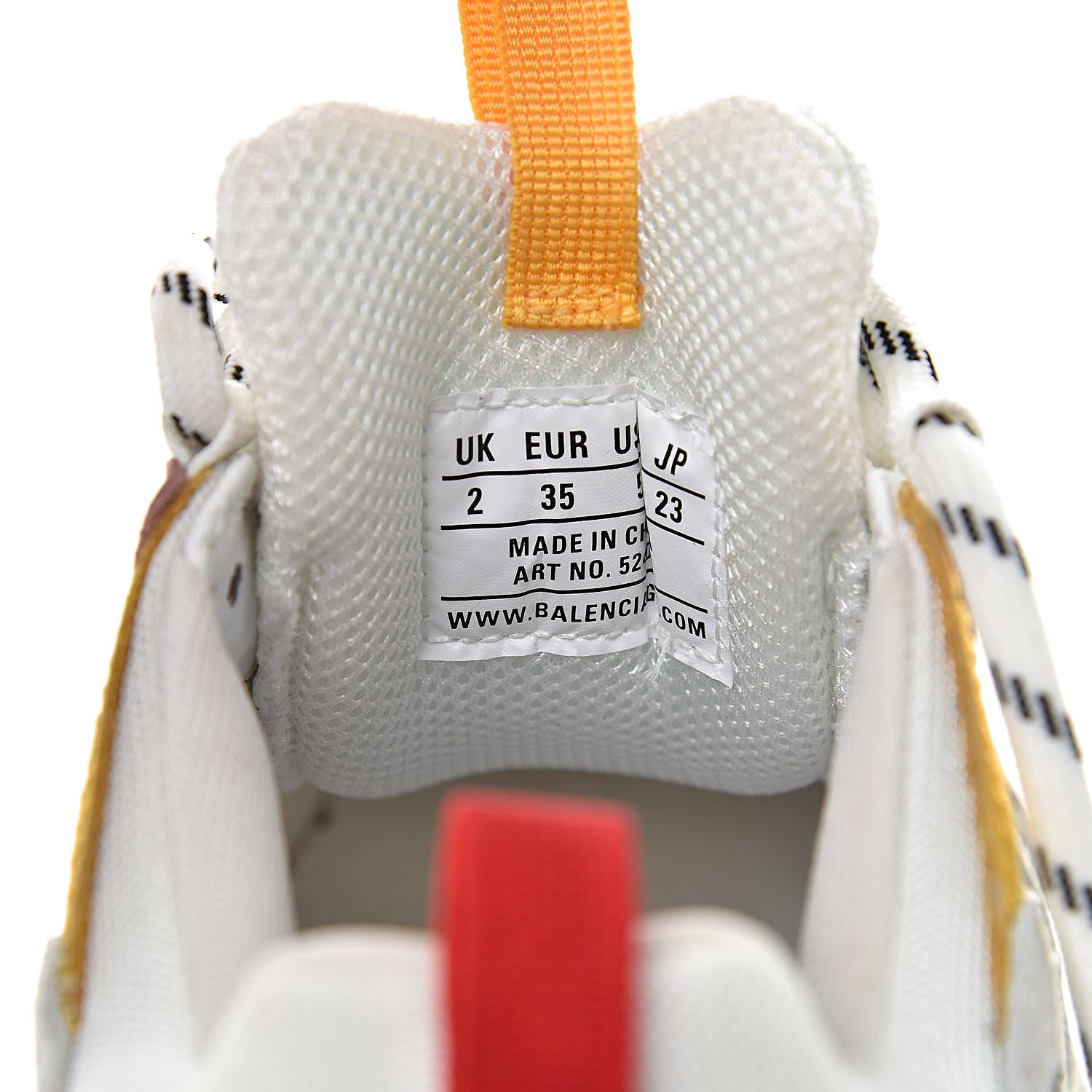 Balenciaga Mesh Nubuck Womens Triple S Sneakers 35 White Gris Jaune Rose 7 of 13