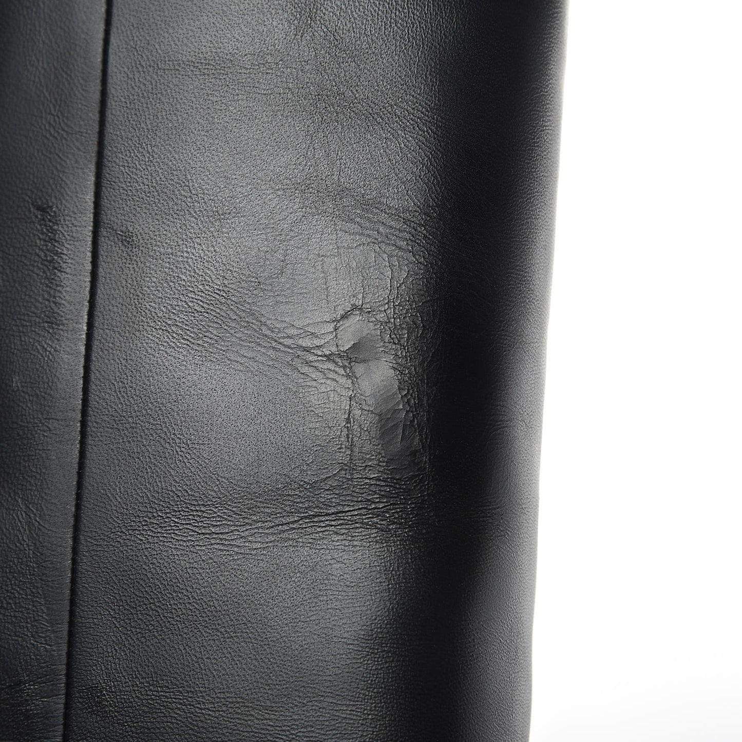 Calfskin Niki 105 Thigh High Boots 36.5 Black