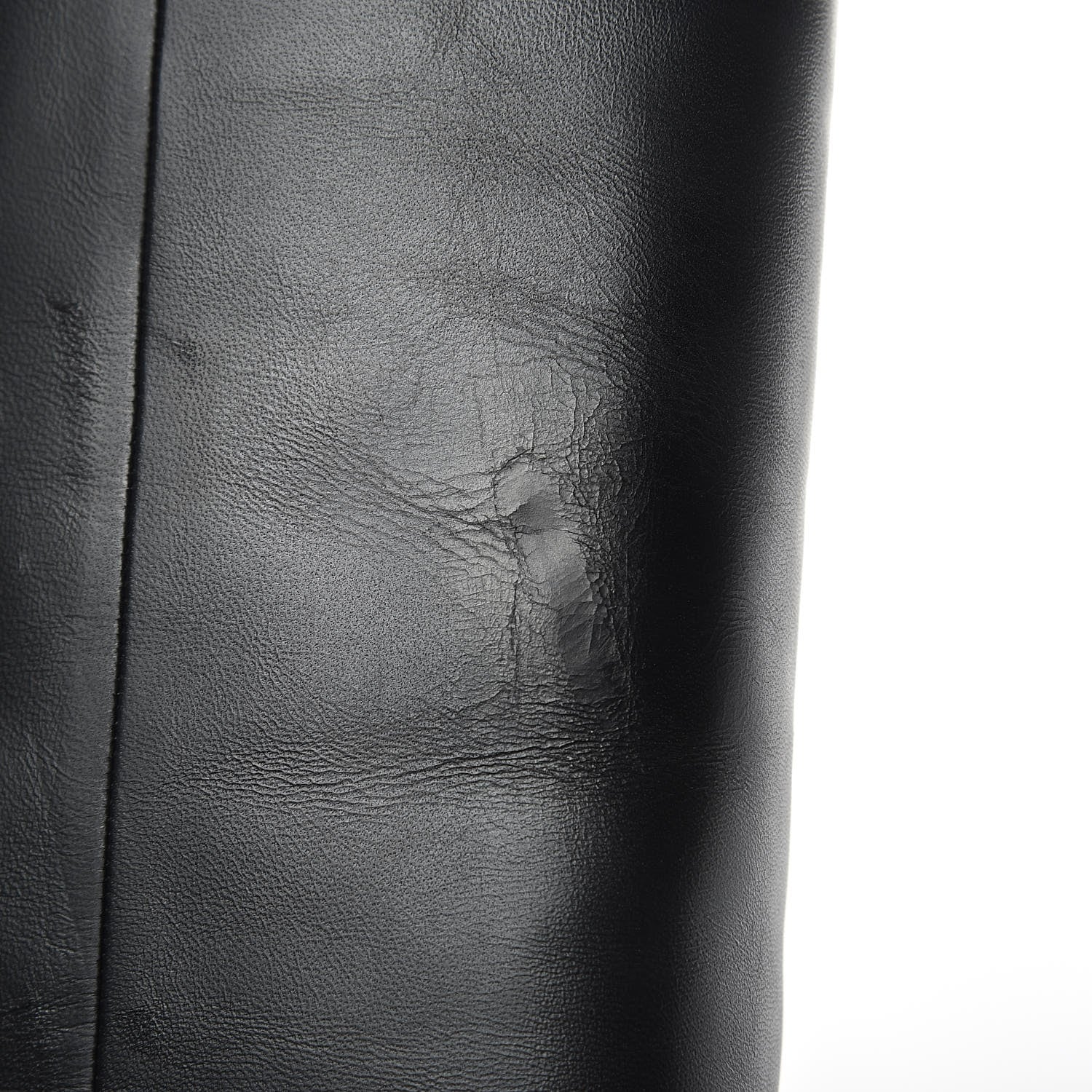 Saint Laurent Calfskin Niki 105 Thigh High Boots 36.5 Black 8 of 9