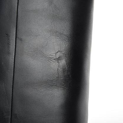 Saint Laurent Calfskin Niki 105 Thigh High Boots 36.5 Black 8 of 9