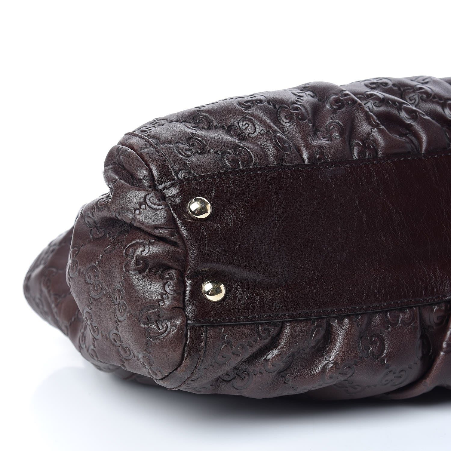 Gucci Guccissima D Ring Tote Chocolate 5 of 9