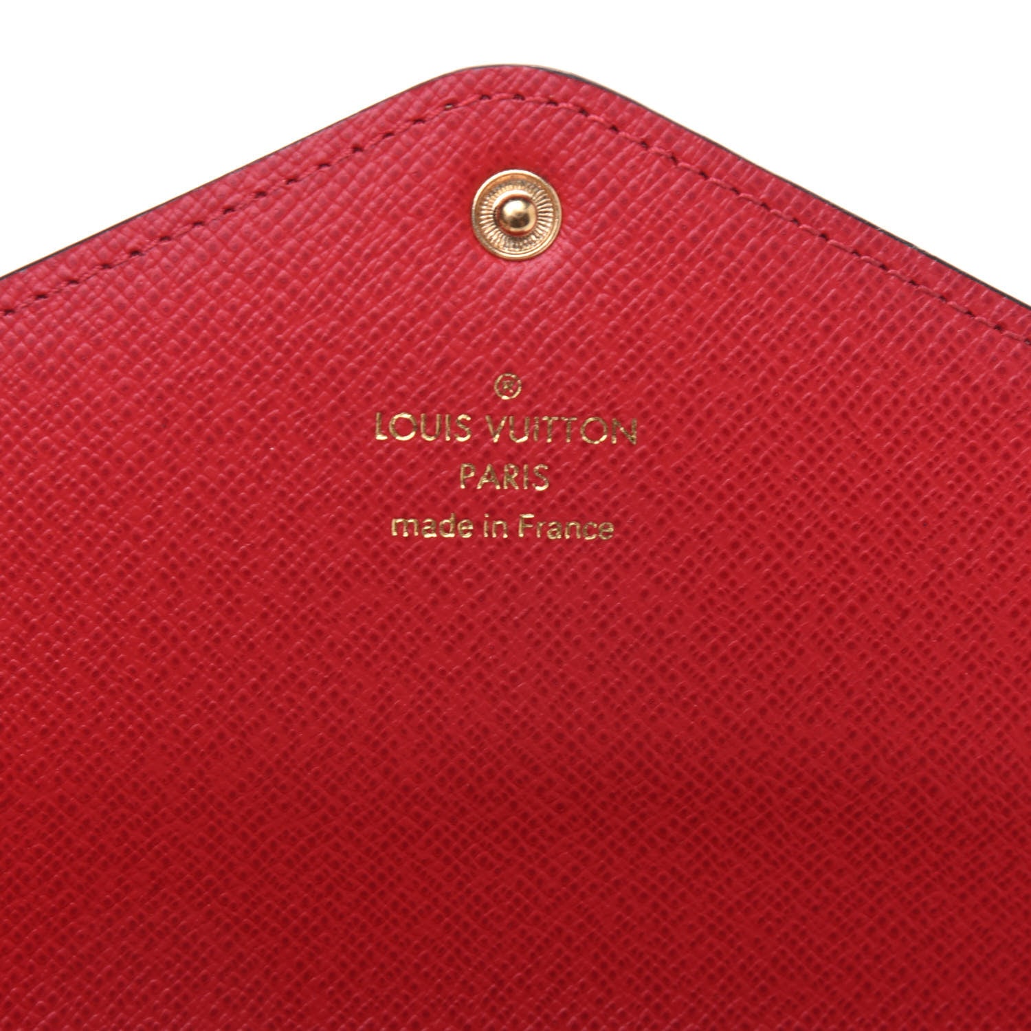 Louis Vuitton Damier Ebene Josephine Wallet Red 7 of 15