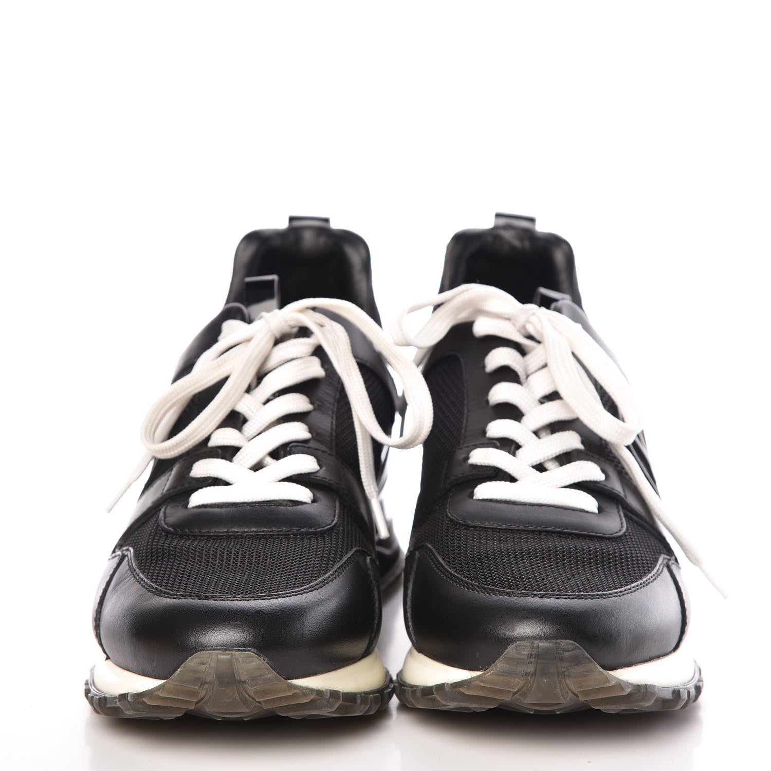 Louis Vuitton Calfskin Run Away Sneakers 36 Black 2 of 9