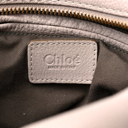 Chloe Calfskin Medium Marcie Satchel Abstract White 6 of 18
