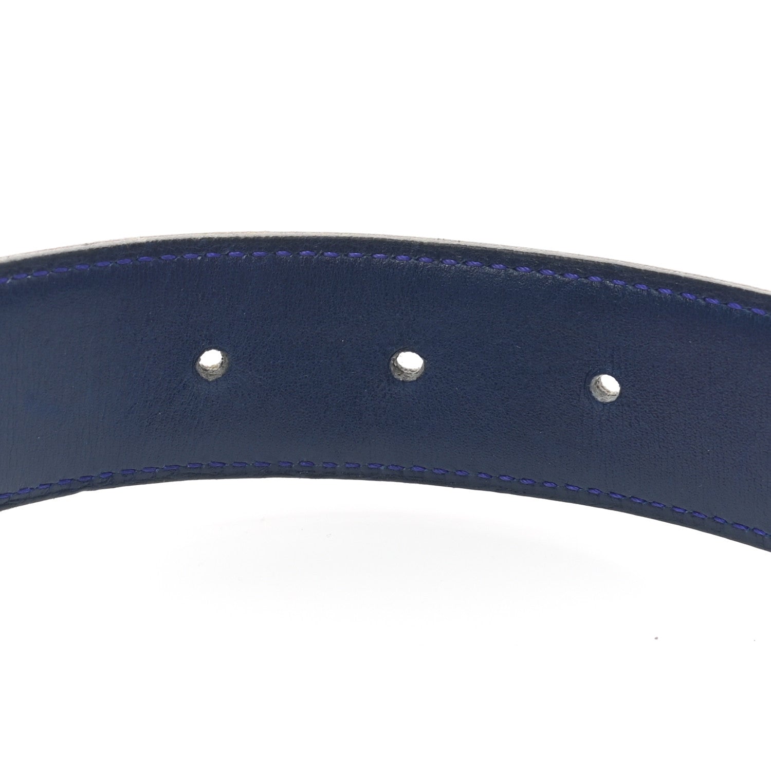 Hermes Box Chamonix 32mm H Belt 70 Black Bleu Marine 6 of 6