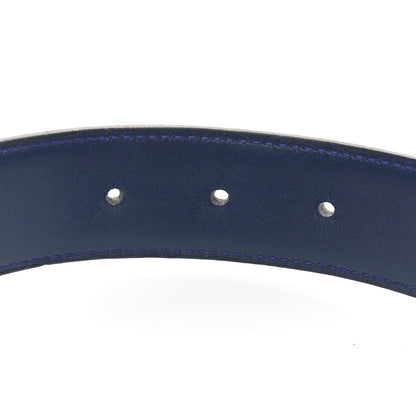 Hermes Box Chamonix 32mm H Belt 70 Black Bleu Marine 6 of 6