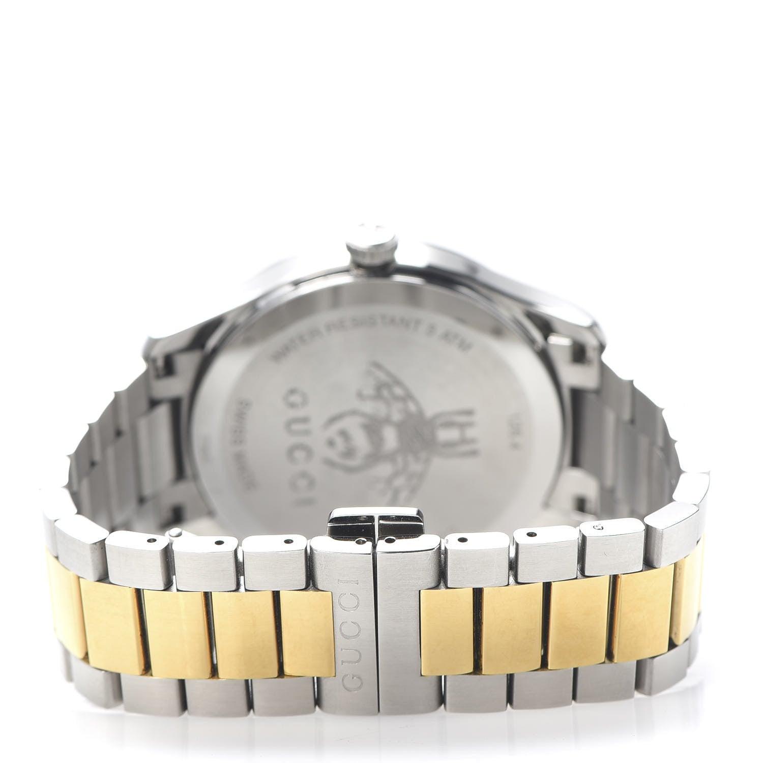 Gucci Stainless Steel 38mm G-Timeless Two Tone Bee Quartz Watch 4 of 8