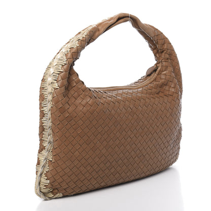 Bottega Veneta Nappa Intrecciato Medium Veneta Hobo Walnut 3 of 11