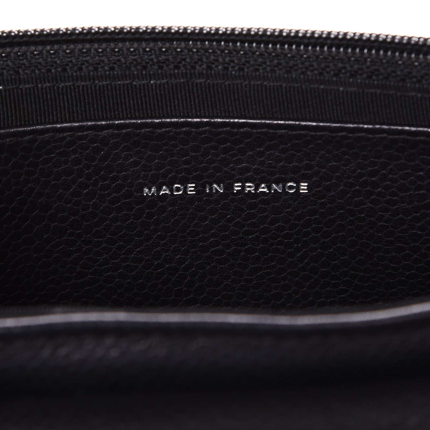 Chanel Caviar Half Moon Wallet On Chain WOC Black 6 of 7