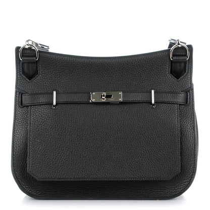 Hermes Taurillon Clemence Jypsiere 28 Black 1 of 10
