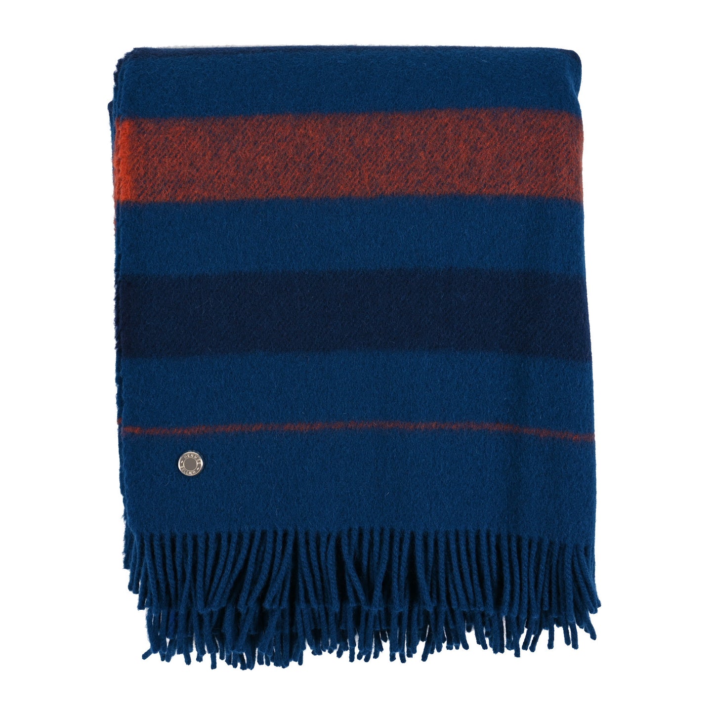 Wool Rocabar Blanket Bleu de Prusse