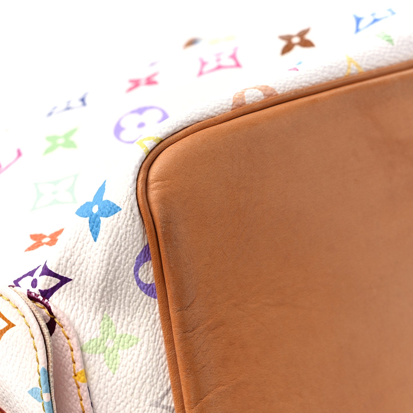 Monogram Multicolor Petit Noe White