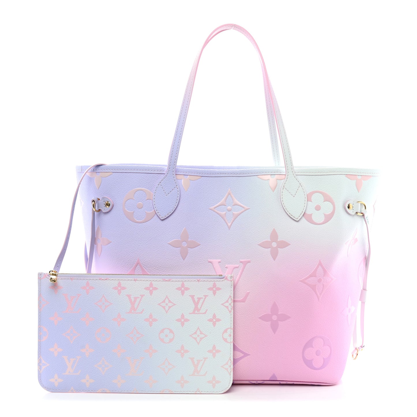 Monogram Giant Spring In The City Neverfull MM Sunrise Pastel