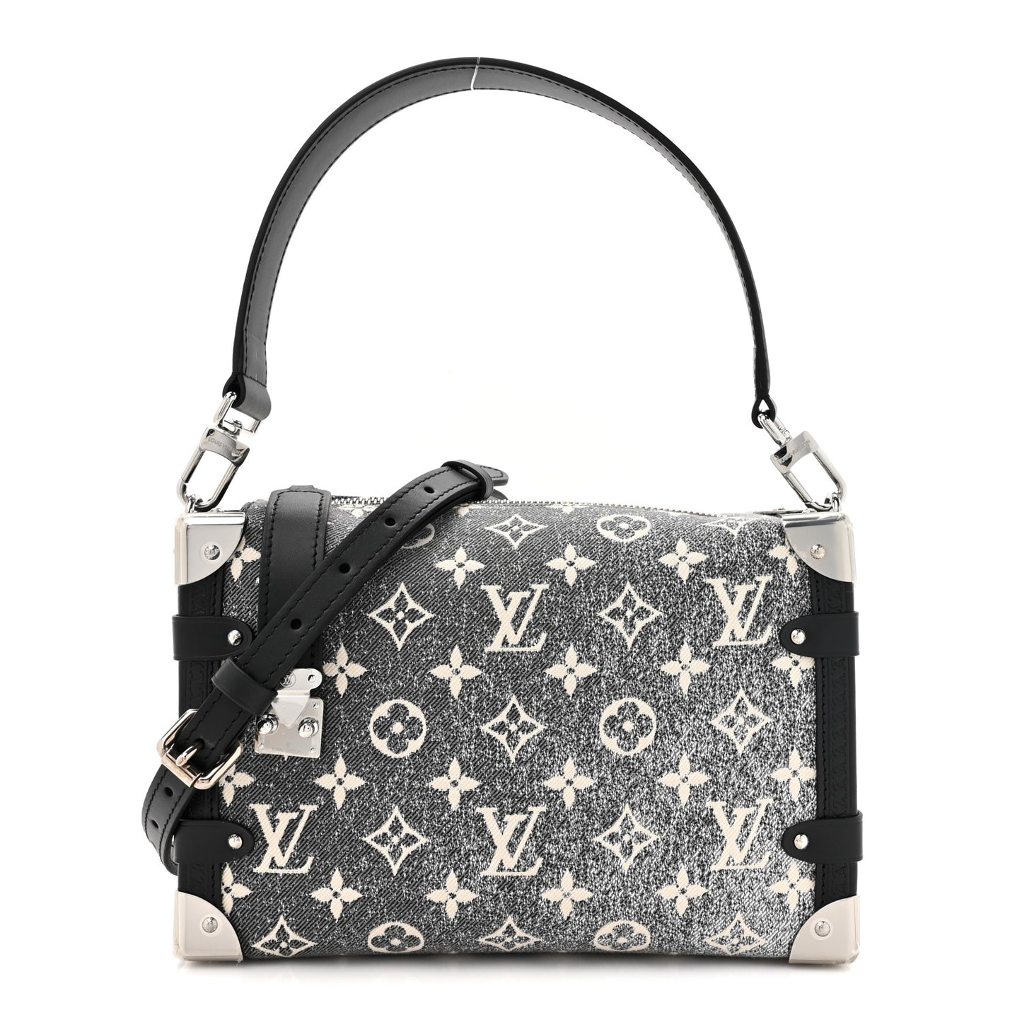 Monogram Jacquard Denim Side Trunk Grey
