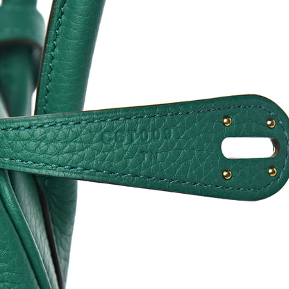 Hermes Taurillon Clemence Lindy 26 Vert Vertigo 7 of 11