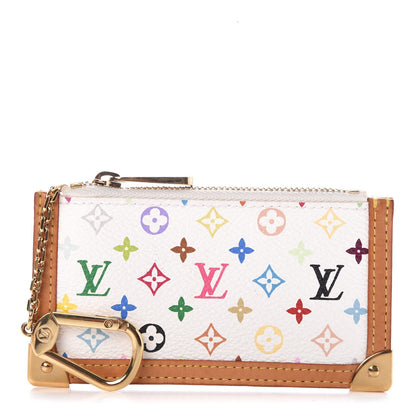 Louis Vuitton Monogram Multicolor Key Pouch White 1 of 8