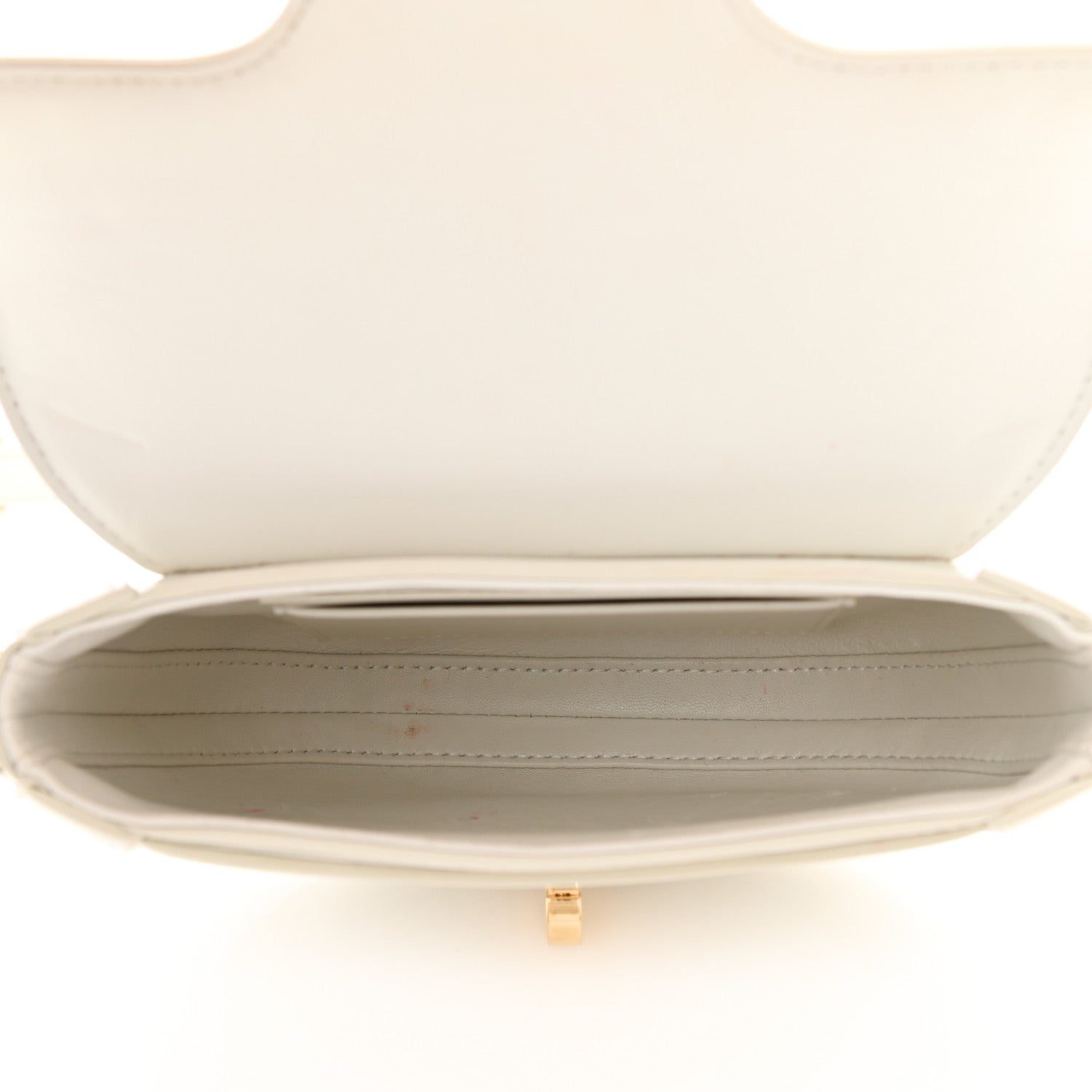 Celine Satinated Calfskin Besace Small 16 White 5 of 9