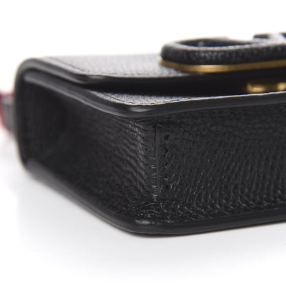 Valentino Garavani Grained Calfskin Mini VSling Shoulder Bag Black 7 of 10
